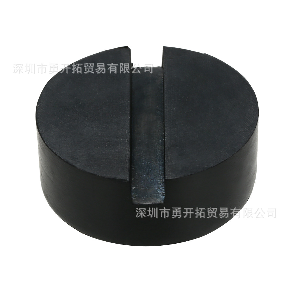 2件黑色DIY车SUV开槽框架导轨橡胶垫