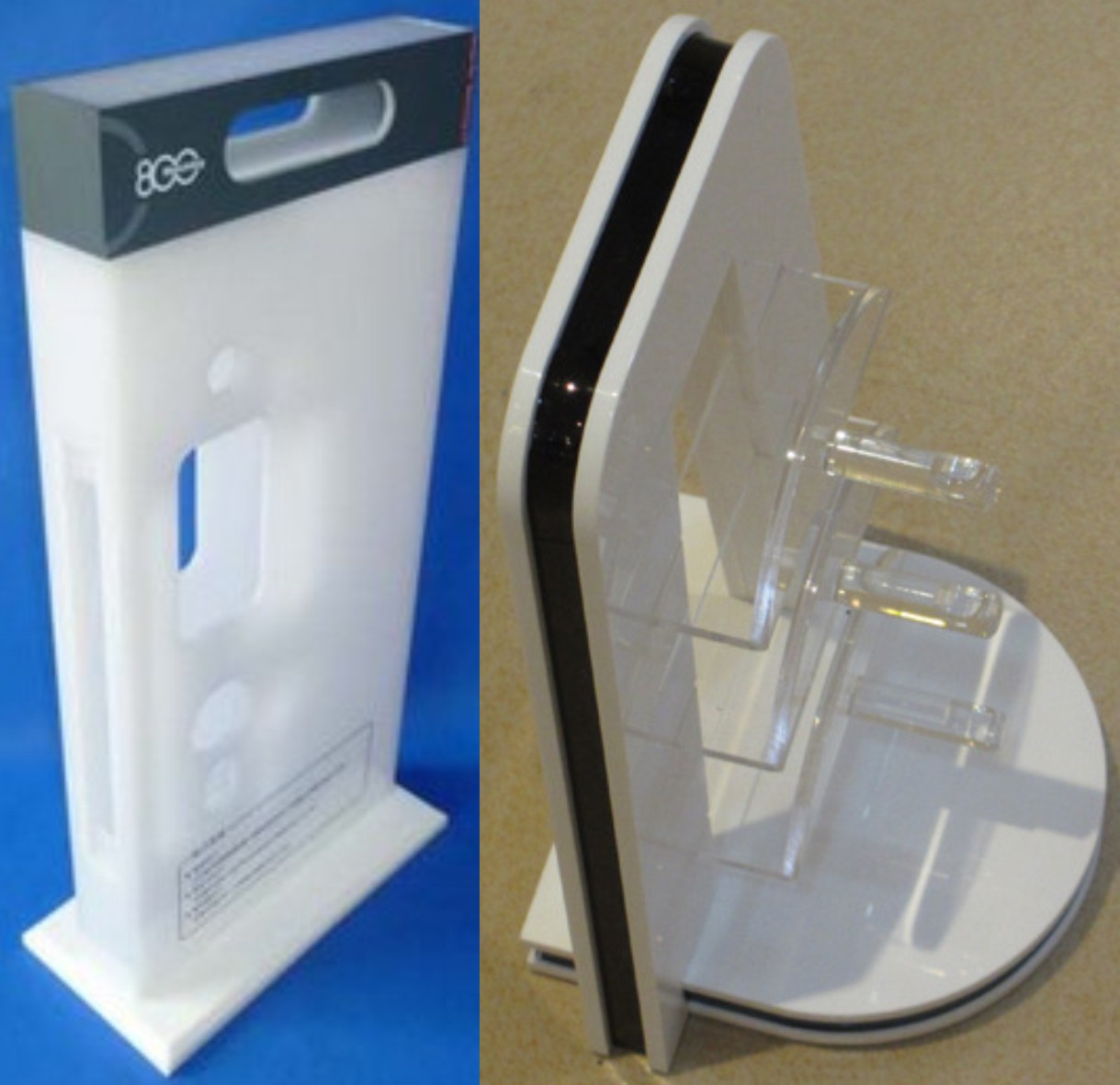 锁架展台装饰板门锁锁具安装展示架仿门板白色架子模板模具样板