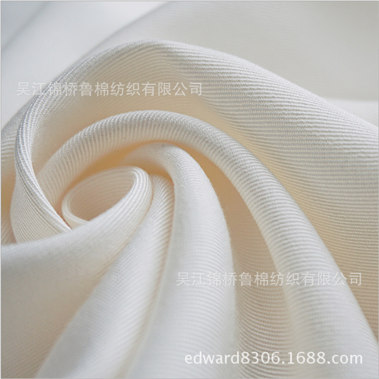 全棉线卡60/2*60/2x40/2 144*76双面斜纹哔叽磨毛染色织条子印花|ru