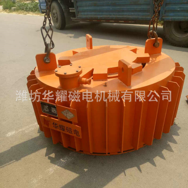 RCBD干式电磁除铁器 盘式悬挂自卸式电磁除铁器