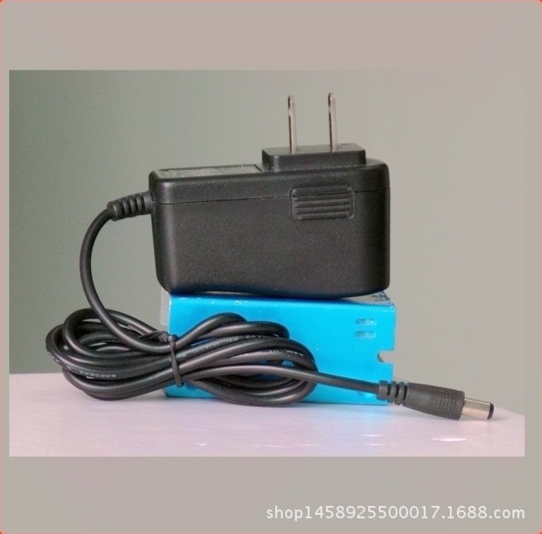 现货美规12V1AUL认证美甲打磨机电源适配器 12W足功率开关电源