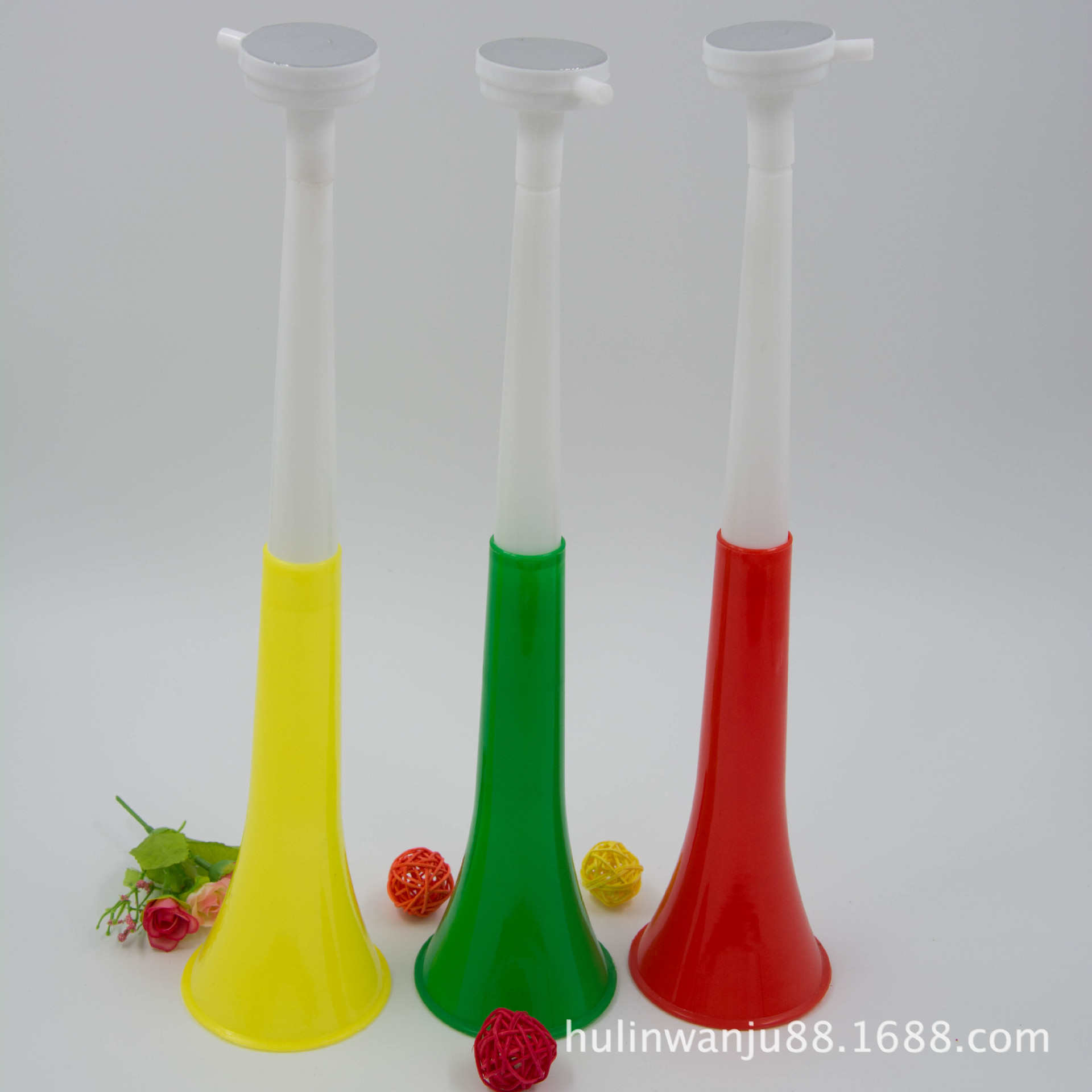 Fan telescópico boceto de fútbol animadora refuerzo apoyos grandes dos secciones juguetes de plástico para niños al por mayor