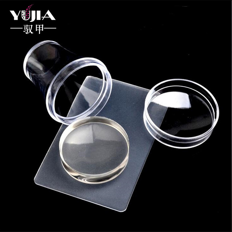 Directo de fábrica nuevo totalmente transparente helado transparente manivela arco 3,8 cm cabeza de silicona con tapa sello raspador grande