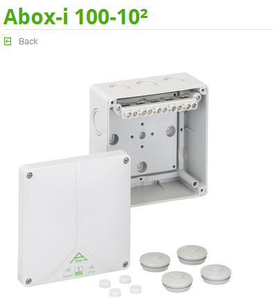 els接线盒spelsberg. Abox-i 100-10平方聚碳酸酯PC接线盒