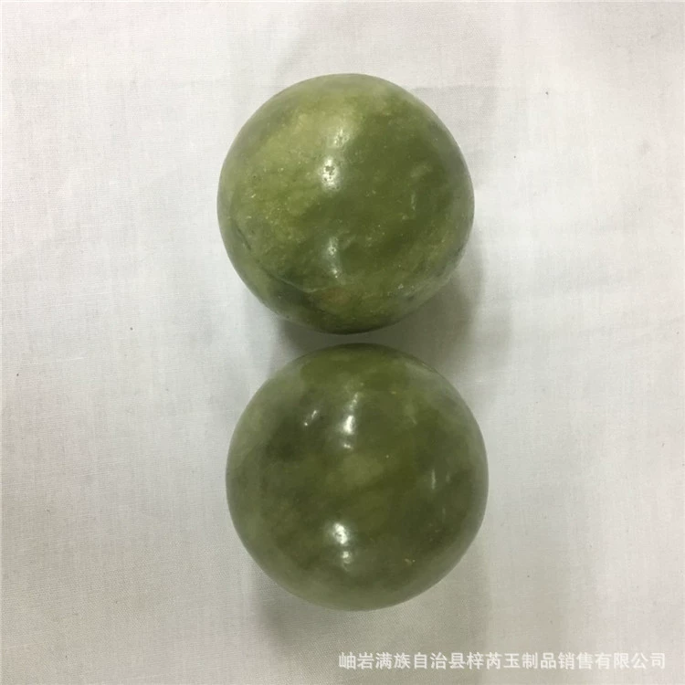 Оптовая продажа, натуральный нефрит, гандбол, ручные игрушки, здоровье, массаж, гандбол, Xiuyan, нефритовый гандбол, нефритовая ручка, кусок фитнес-мяча