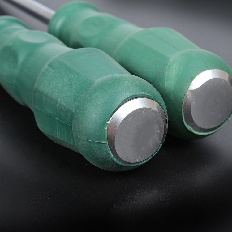 Qiyao grado industrial súper duro Cruz-palabra ciruela mango de goma a través del núcleo destornillador herramientas de reparación de automóviles