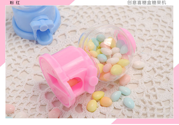 Wedding products: Wedding creative gumball machine, wedding candy box, plastic candy machine, children's toys, rotating gumball machine, stationery, gift packaging detail image 16