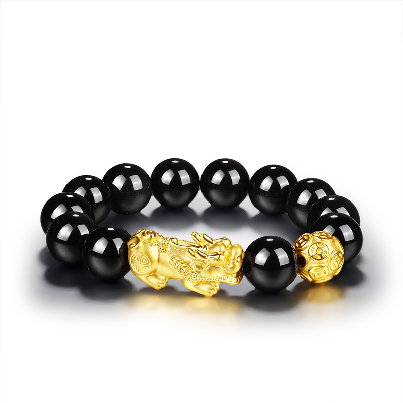 加1粒金珠黑玛瑙