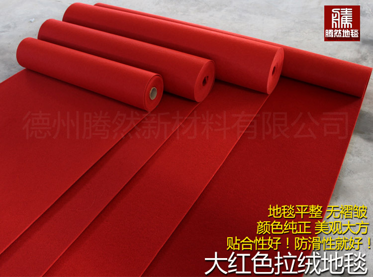 大红拉绒 详情1