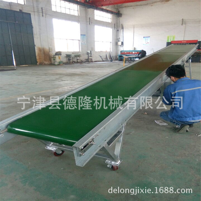 PVC皮带式输送机 皮带输送线 自动化输送设备