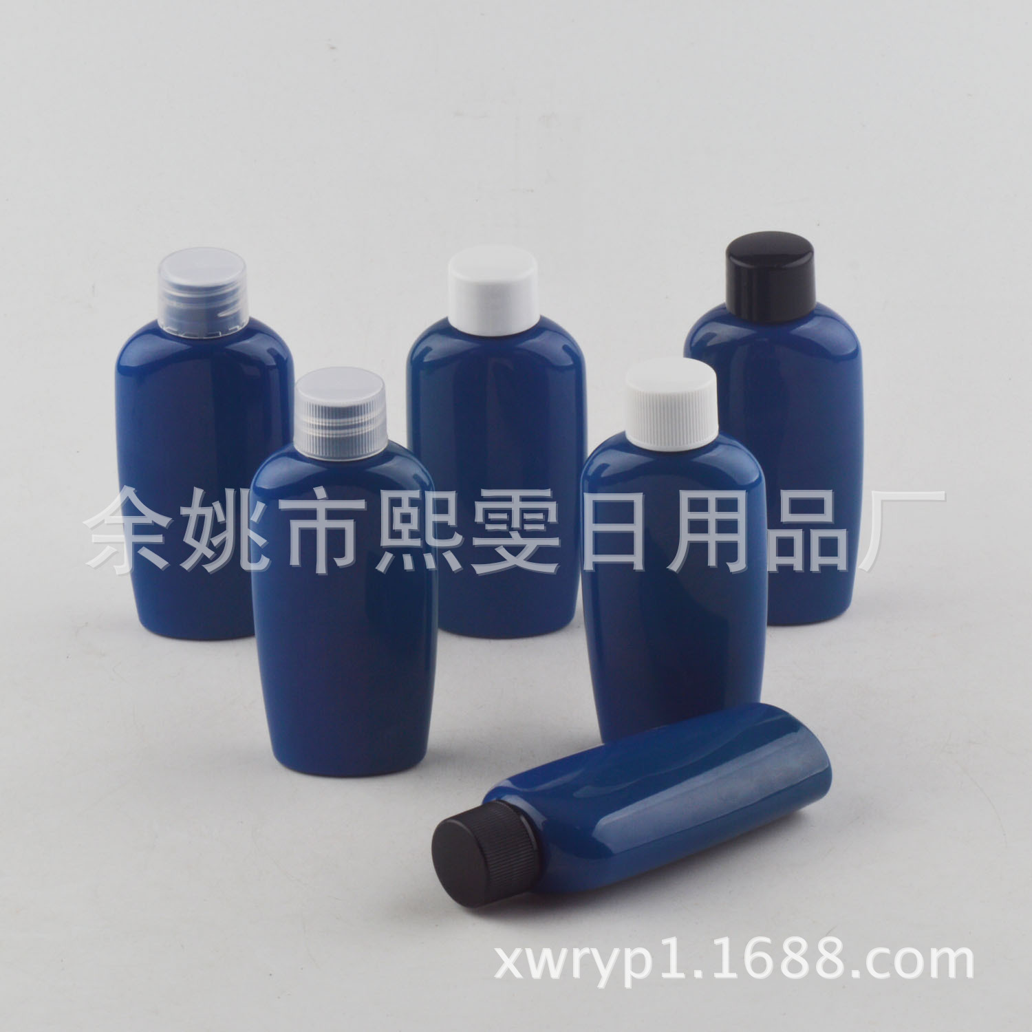60ml实蓝扁瓶普通塑料瓶 旋盖塑料瓶升乳液瓶 化妆水分装瓶