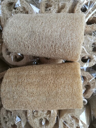 Natural loofah sponge for cleaning and bathing, cleaning brush, pot scrubber, non-stick dishwashing brush, pot scrubber, pot cleaner