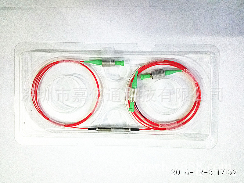 保偏光纤复用器 保偏980/1064NM光复用器 保偏复用器 FC/APC慢轴