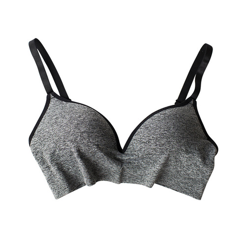 New comfortable one-piece wire-free push-up bra, diamond-shaped bra, small breast push-up bra manufacturer