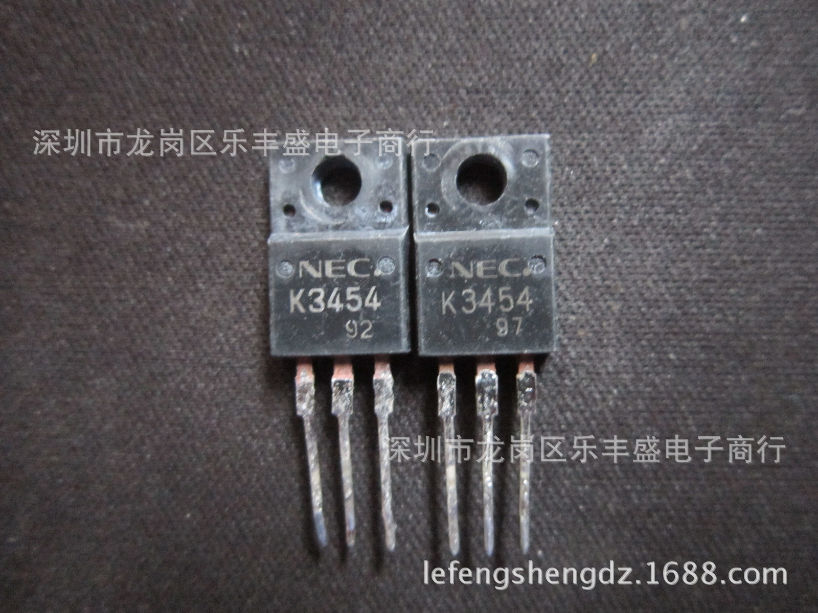 K3454 2SK3454 拆机NEC TO-220F 开关N-沟道功率MOSFET工业用