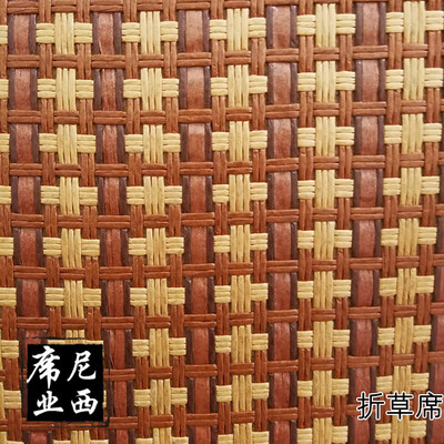 折草席椅垫鞋垫宠物垫新款毛料面料半成品藤凉冰丝藤席实力厂家