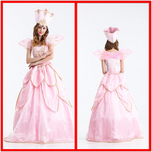 万圣节灰姑娘表演服装仙女教母白雪公主皇后服装成人公主裙