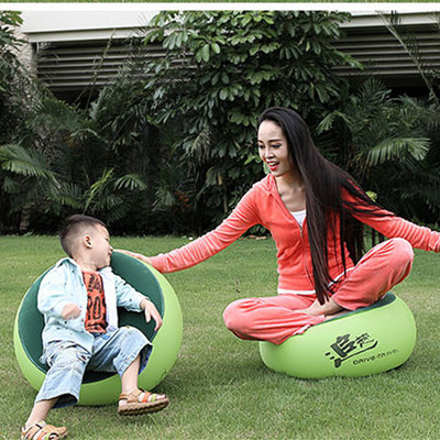 厂家供应 追趣PVC环保抗寒充气凳户外充气椅子瑜伽大号防止移动桌