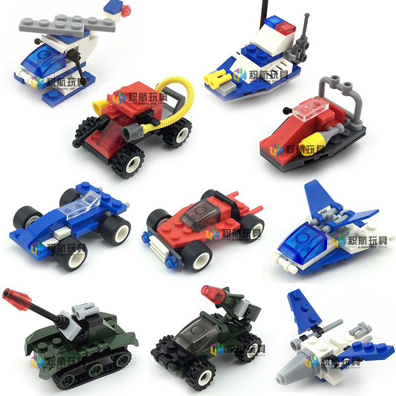 Small military building blocks Plastic Mosaic Early education initiation children Puzzle Toys Children's Day A birthday present Product to