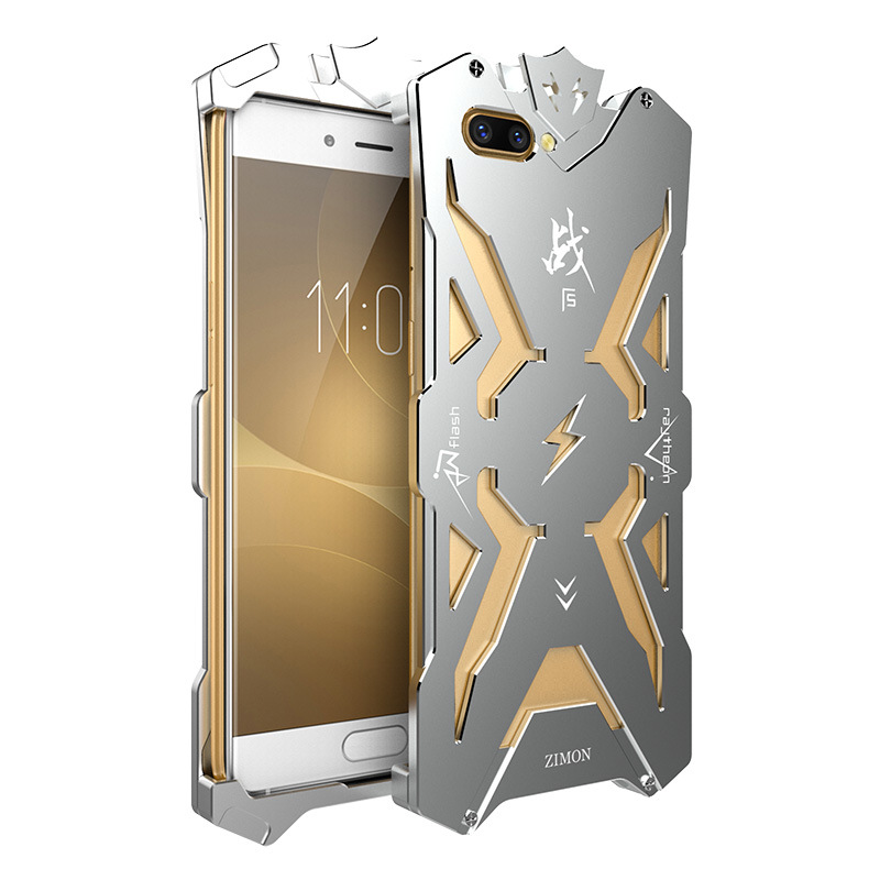 SIMON THOR Aviation Aluminum Alloy Shockproof Armor Metal Case Cover for OPPO R11 & OPPO R11 Plus
