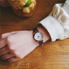 Watch, small retro universal dial, quartz watches for leisure, Korean style, simple and elegant design, small dial, thin strap