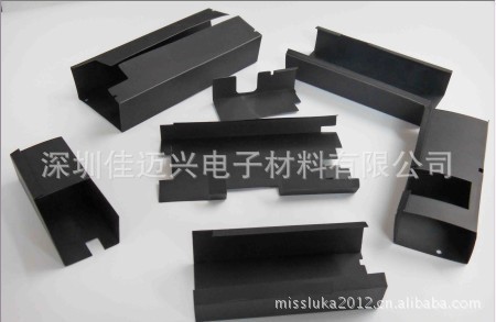 供应 黑色环保（符合ROHS UL等要求）阻燃PC绝缘片