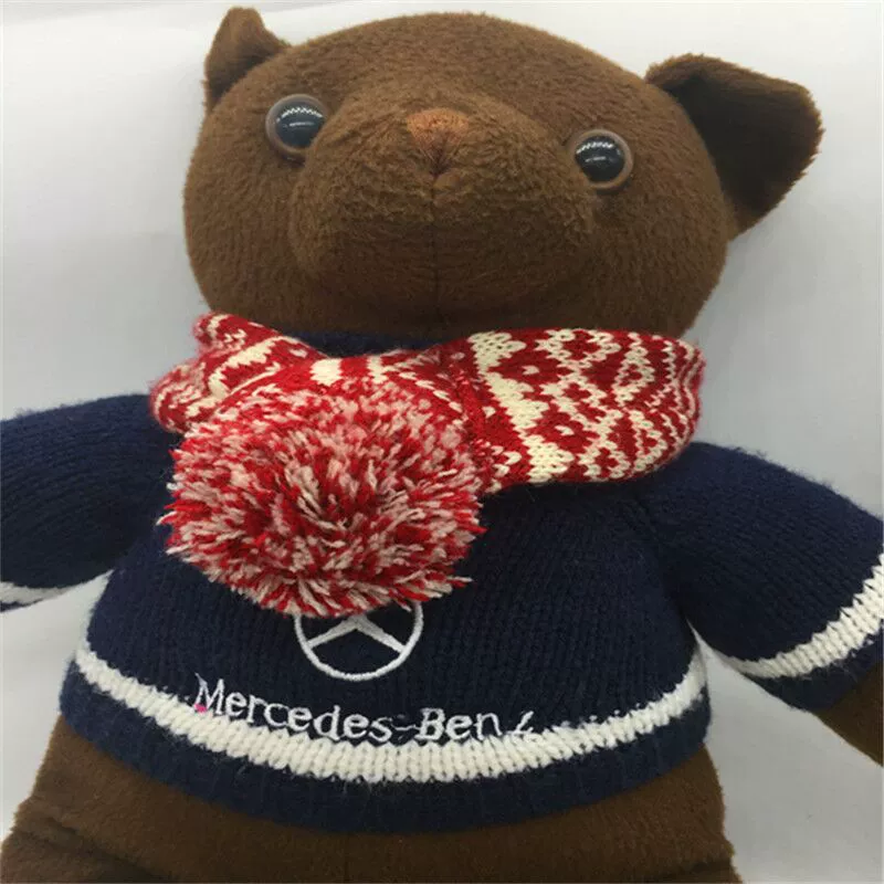 Игрушка, шарф, вязаная маленькая мультфильная кукла