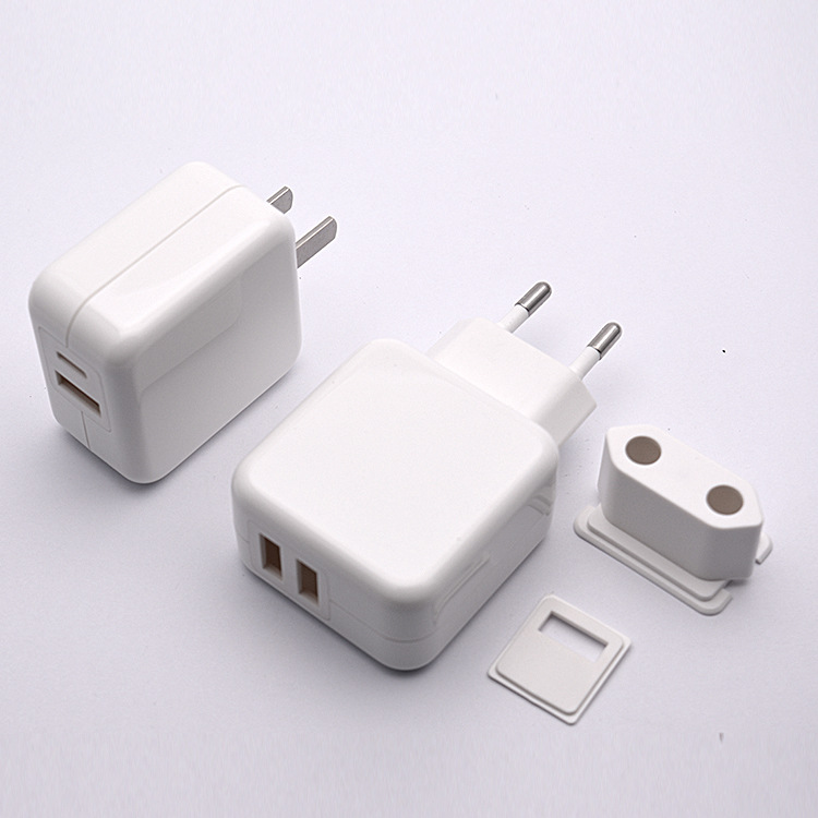 新款type-c外壳   中美规、单、双USB口 5V2A快充