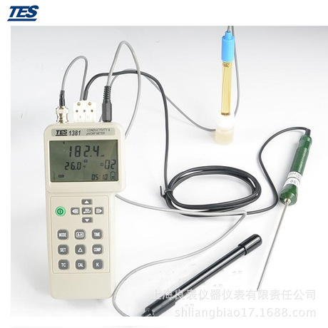 台灣泰仕TES-1381K電導計 酸鹼度計 氧化還原 多功能水質PH檢測儀工廠,批發,進口,代購