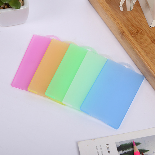 Factory direct supply Korean candy color card holder, bus card holder, bank card holder, ID card holder, document holder