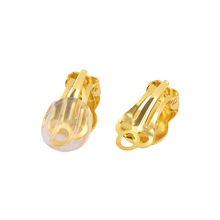 Manufacturer wholesale jewelry accessories DIY handmade accessories ear accessories frog clip disc non-pierced ear clip