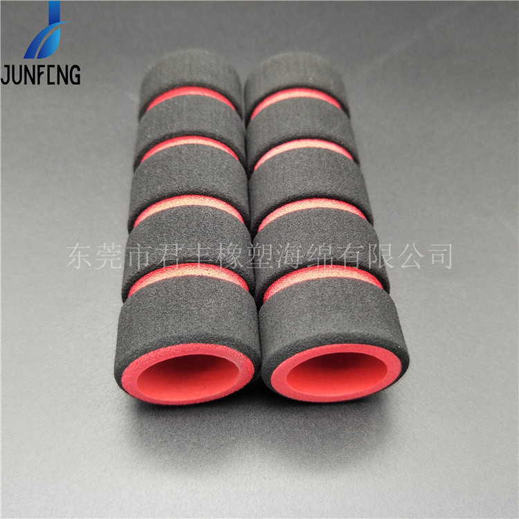 自行车加长款竹节海绵把套 滑板车彩色把套 长21CM 单车配件批发