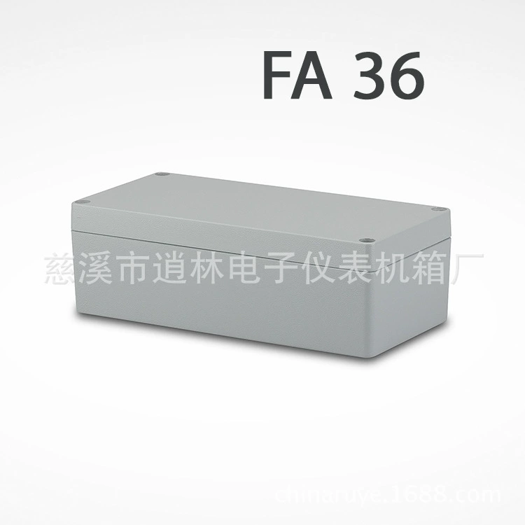 Водонепроницаемая коробка из литого алюминия, распределительная коробка для наружной распределительной коробки, клеммная коробка из алюминиевого сплава FA-36 82*120*250 мм