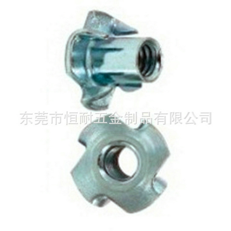 精品展示 M4M5M6M8 1/4 5/16四角钉 四爪钉 四脚螺母冲压四角钉