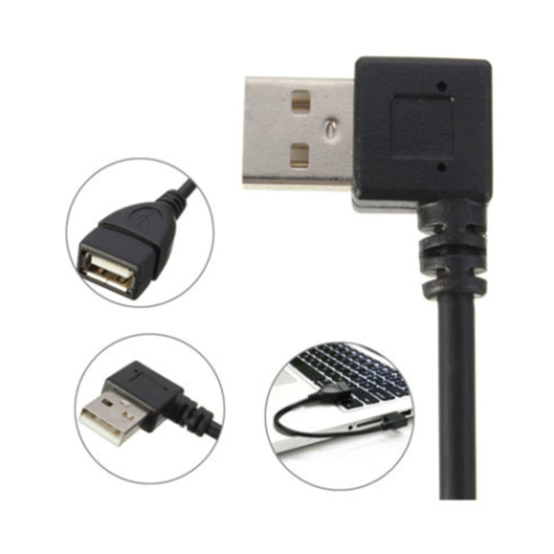 Левый изгиб USB 2.0 A Gong локоть до матери A 90 градусов боковой изгиб — продление линии XZT