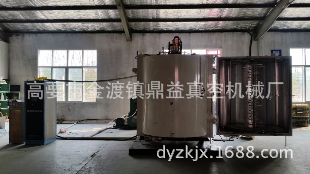 供应立式双门车灯上硅油全自动真空镀膜机