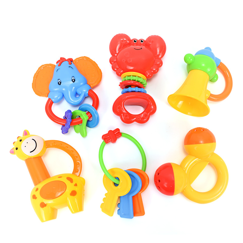 Bebé sonajero 2-piece Set 3-piece bolsa bebé sonajero cama Bell bebé recién nacido educación temprana juguetes educativos