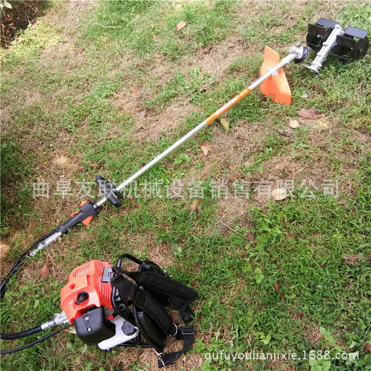杂草二冲程肩背锄草机 汽油肩背式锄地机 背负式锄草翻地机62