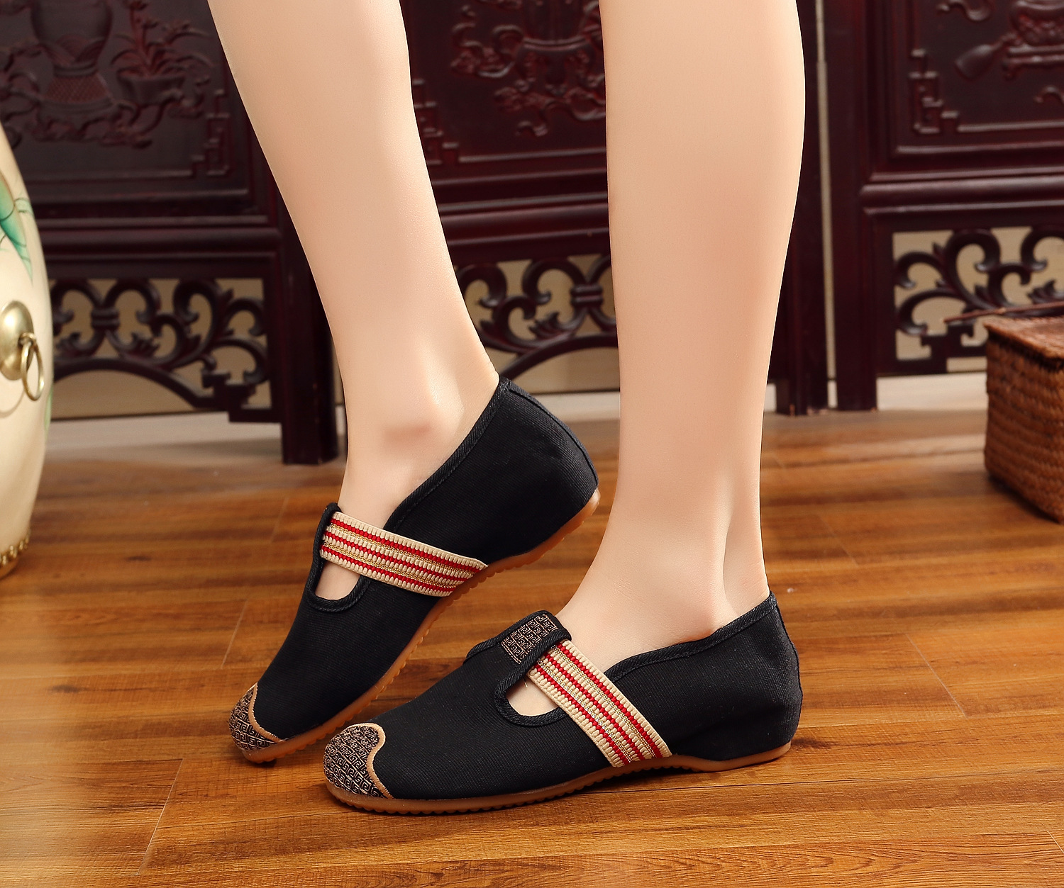 Mocassins femme en Tendon de boeuf - Ref 3348259 Image 5