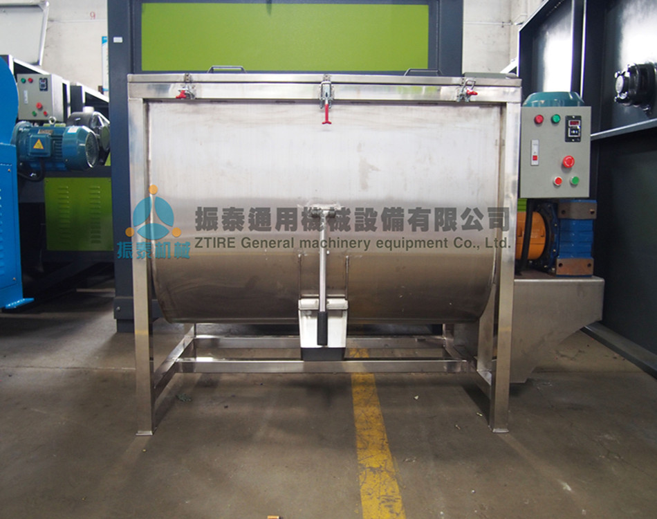 塑料不锈钢卧式搅拌机 粉体双螺带拌料机 塑料颗粒混合机厂家供应