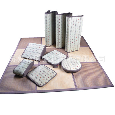 日式榻榻米坐垫套装 蔺草坐垫 靠垫 午休垫 榻榻米地垫 枕头代理|ru