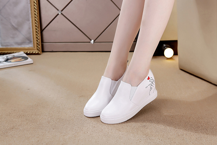 Baskets femme en En cuir - Ref 3421133 Image 10