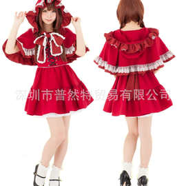 2020年新款日韩乐天热销款小红帽服装万圣节派对聚会化妆舞会服装