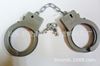 Plastic handcuffs, set, props with accessories, small realistic metal toy, police