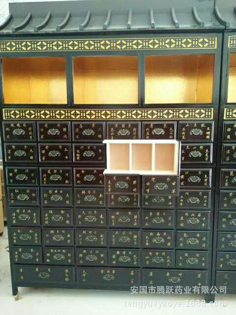 Antique-Style Solid Camphor Pine TCM Medicine Cabinet 1700x600x2150mm Custom Made overview
