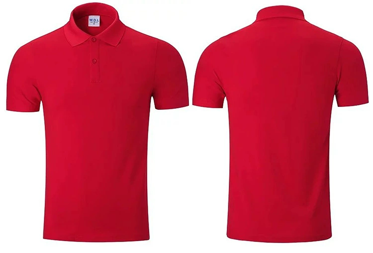 Cotton polo for work, with short sleeve, custom-made