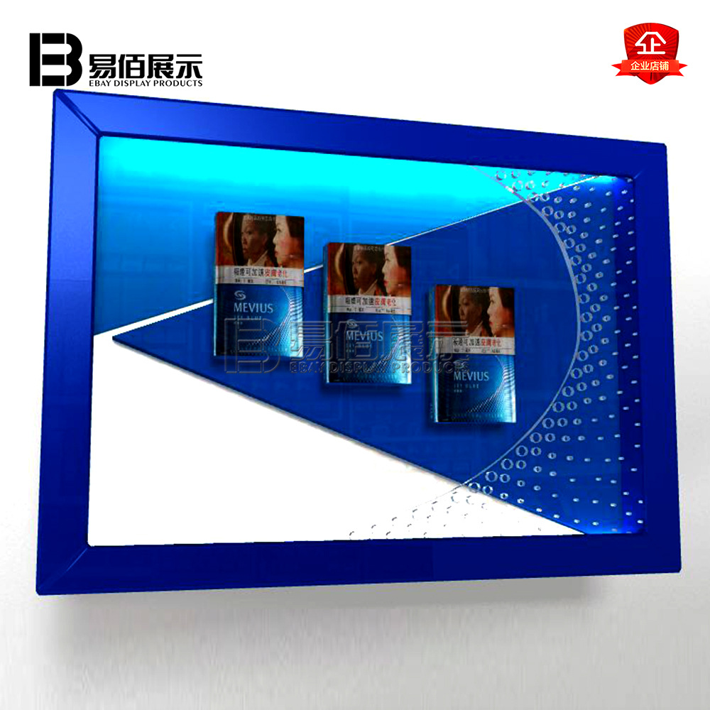 厂家供应亚克力烟架LED发光亚克力展示架香烟展架亚克力制品加工