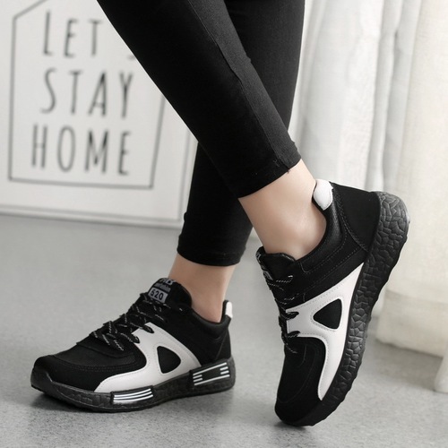  Spring and Autumn Korean Style Sports Shoes Women's Versatile Casual Shoes Forrest Gump Shoes Student Breathable Sneakers Flat Running Shoes