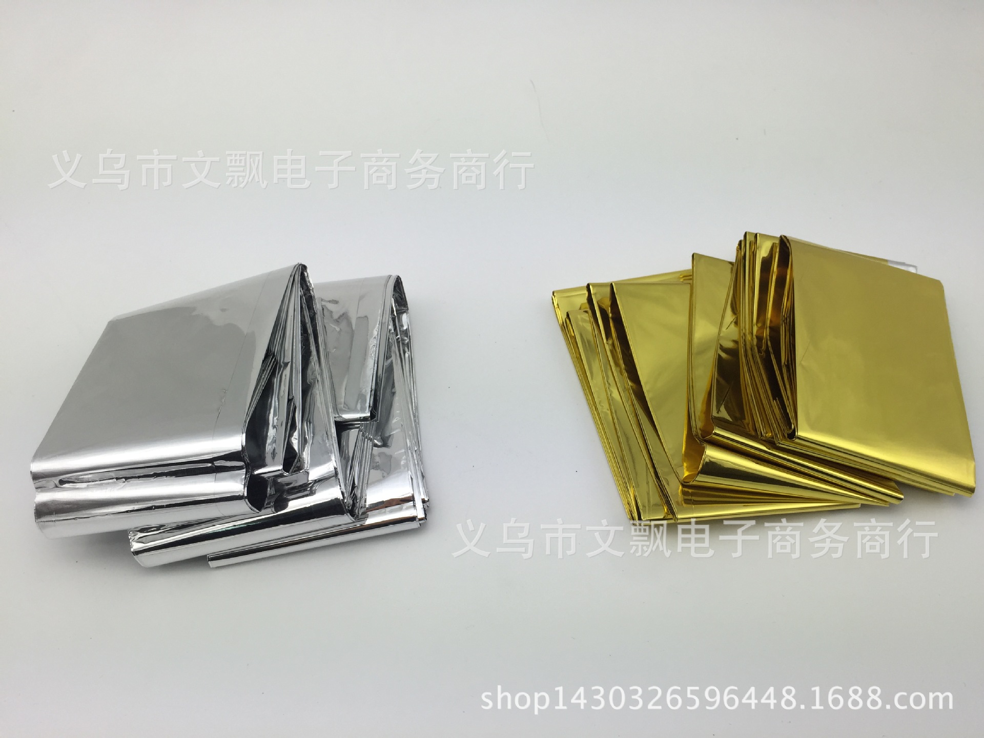 PET户外救生应急急救保温毯 银色金色急救毯 求生毯