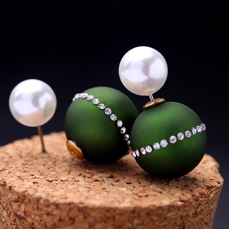 Earrings Women Wholesale Accessories Spherical Simple Temperament Earrings display picture 5